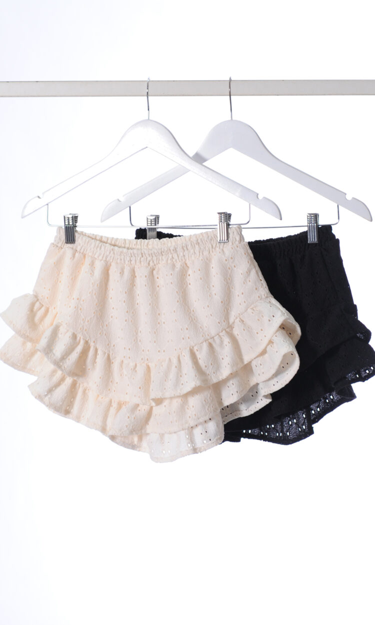 [SS26] SKORT TAMARA - BRODERIE DE PUNTO