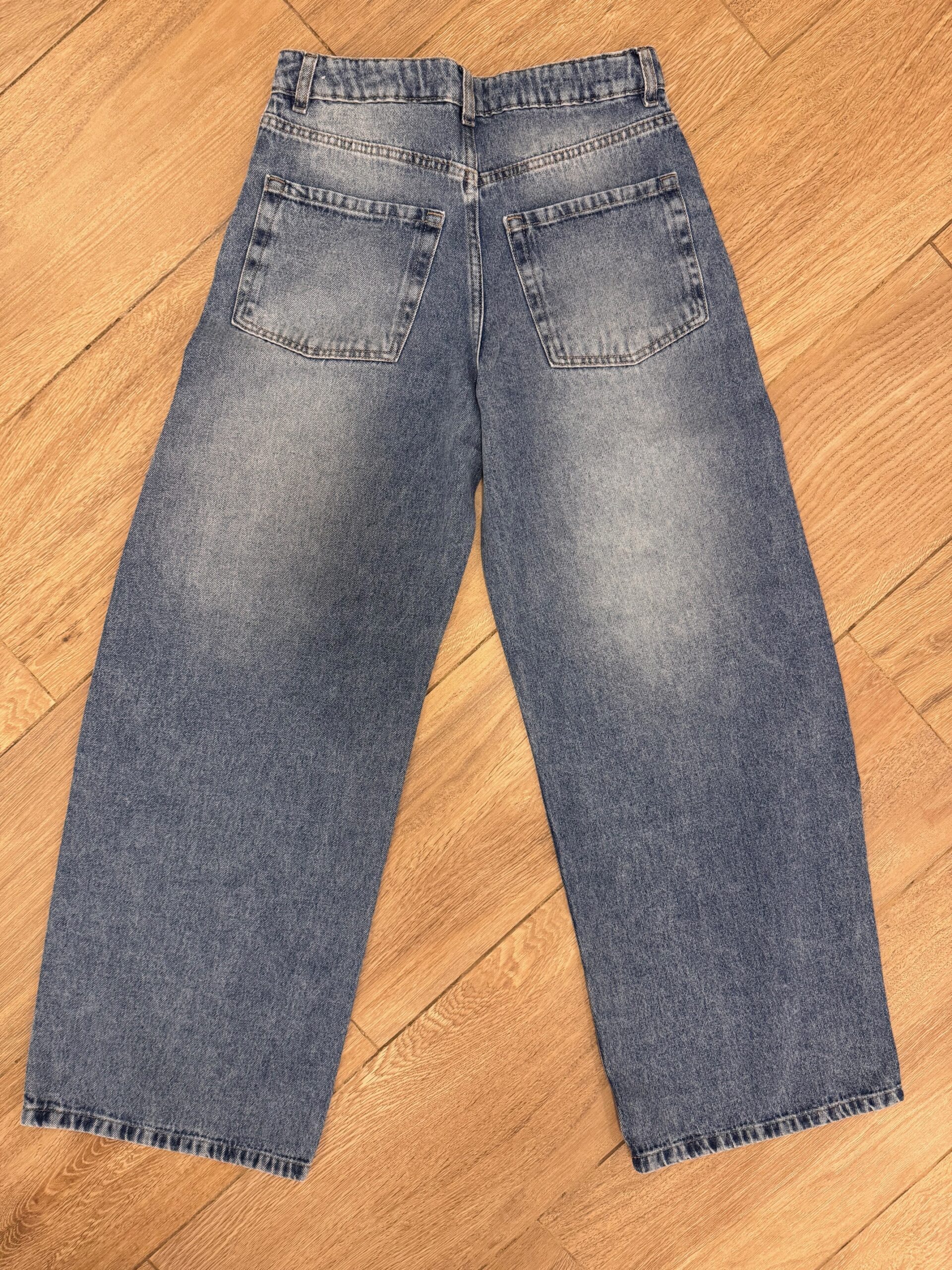 ALISON - EXTRA WIDE LEG TIRO ALTO OCEAN BLUE