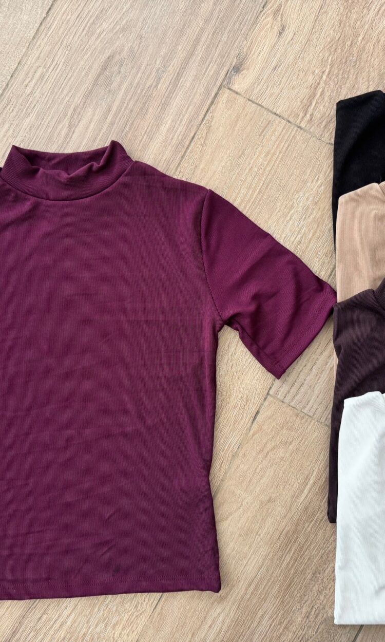 ISABEL - MORLEY RIBB 1/2 POLERA MANGA 3/4