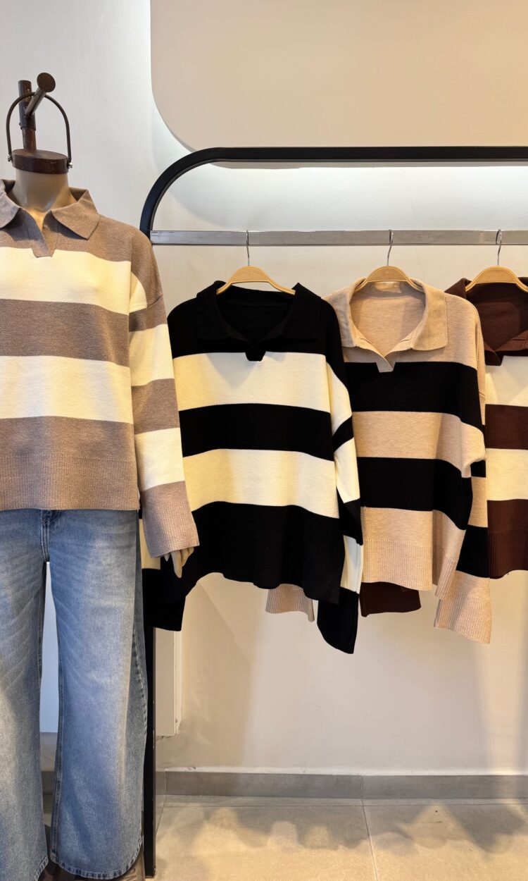 SW MARIA - OVERSIZE CHOMBA DOBLE BREMER RAYA BICOLOR