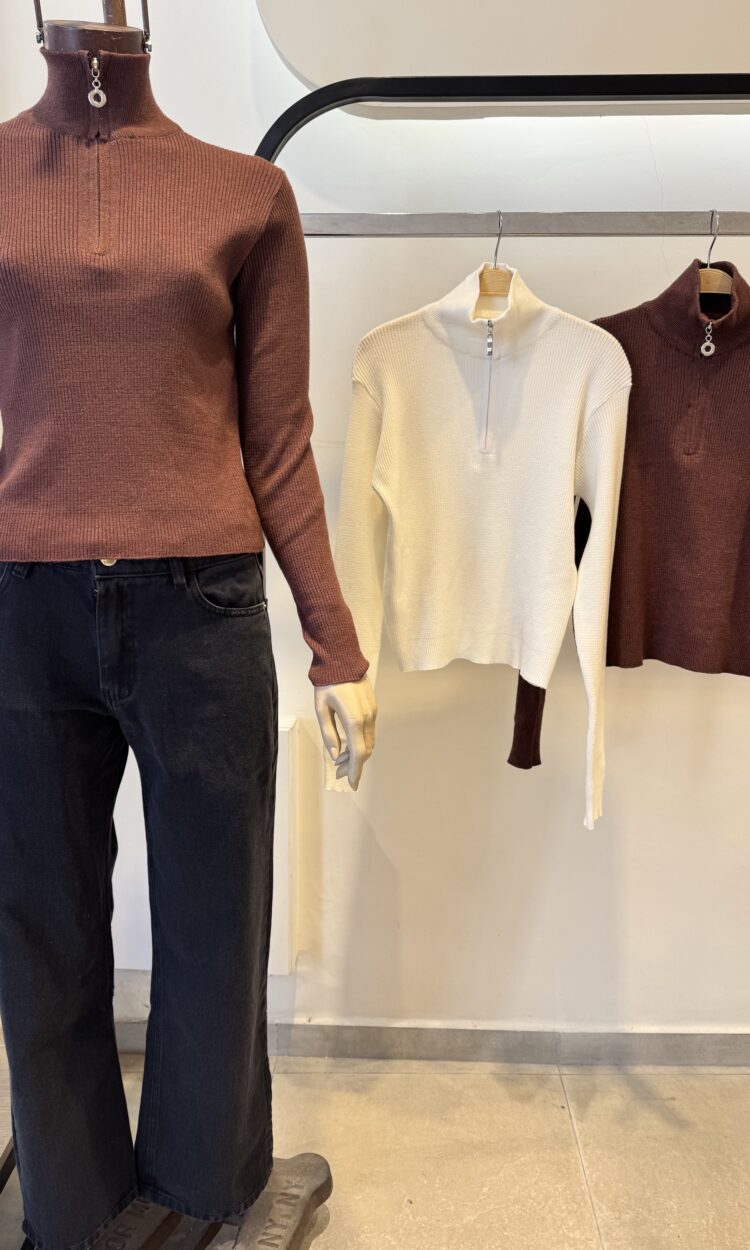SW CIERRE - SWEATER MEDIO CIERRE