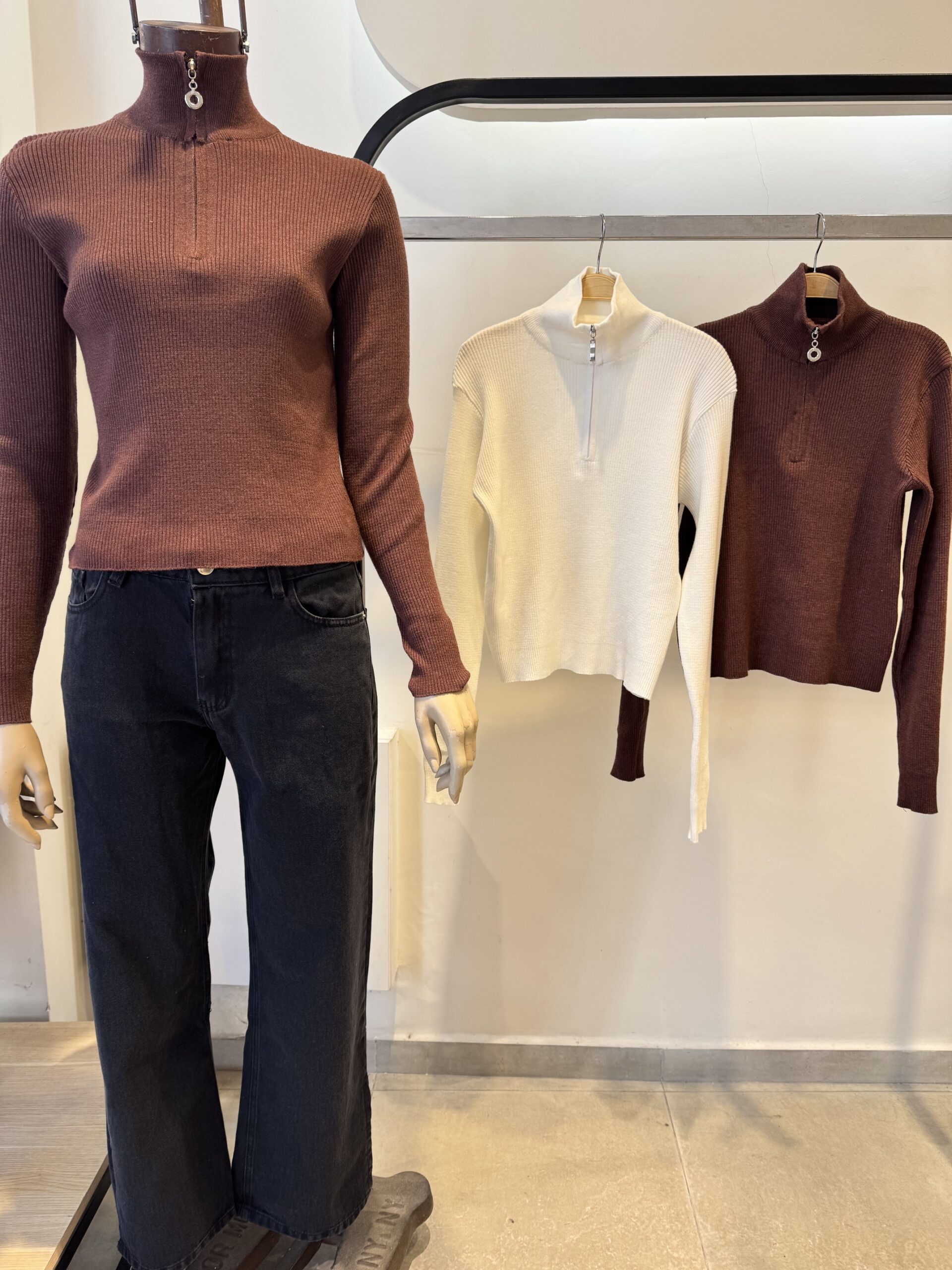 SW CIERRE - SWEATER MEDIO CIERRE