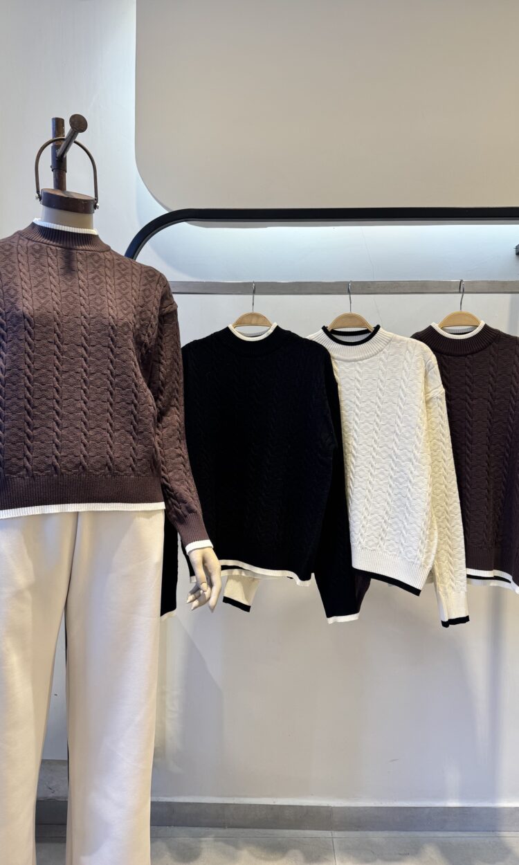 SW URSULA - 1/2 POLERA COMBINADA DOBLE BREMER
