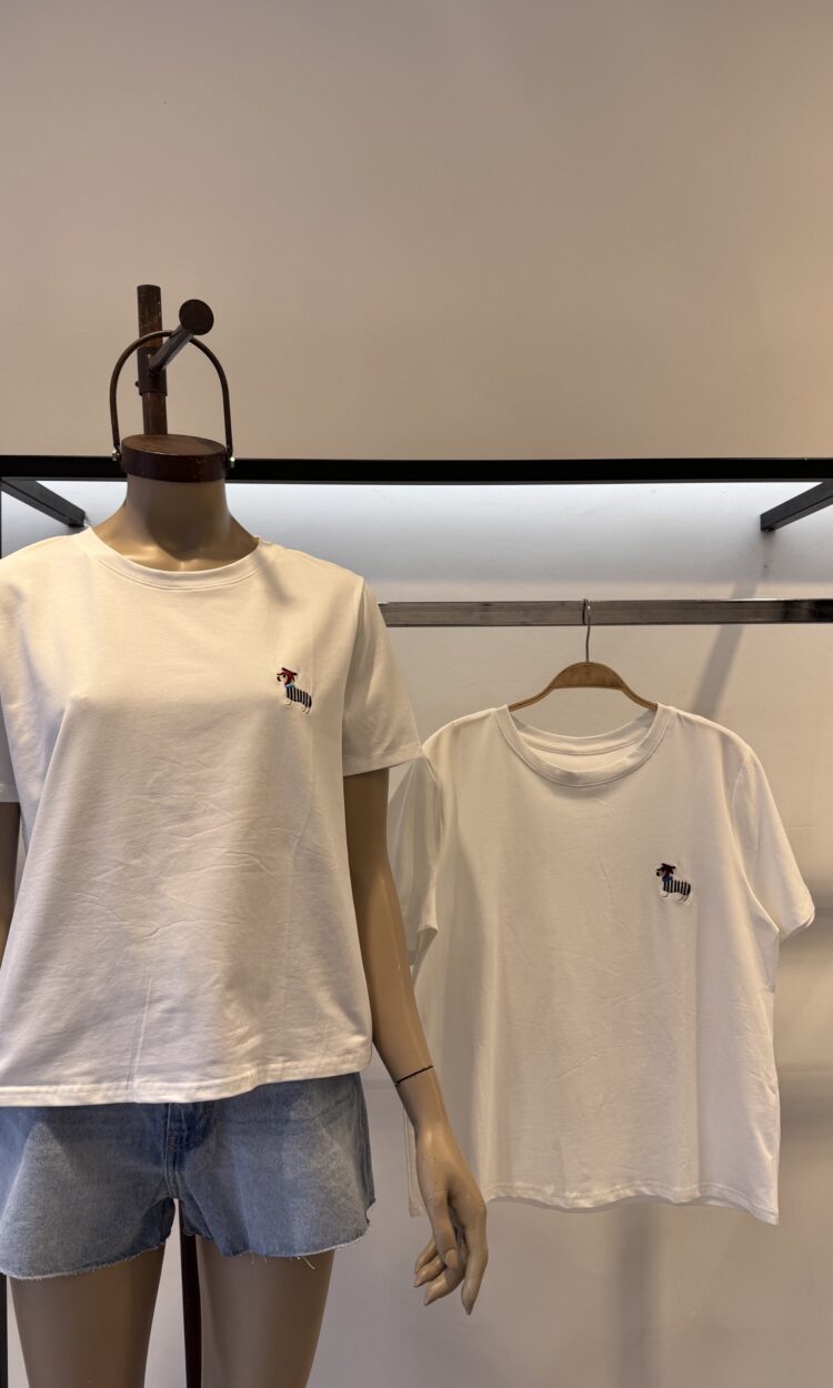SALCHI - REM IMPORTADA BORDADA BOXY FIT