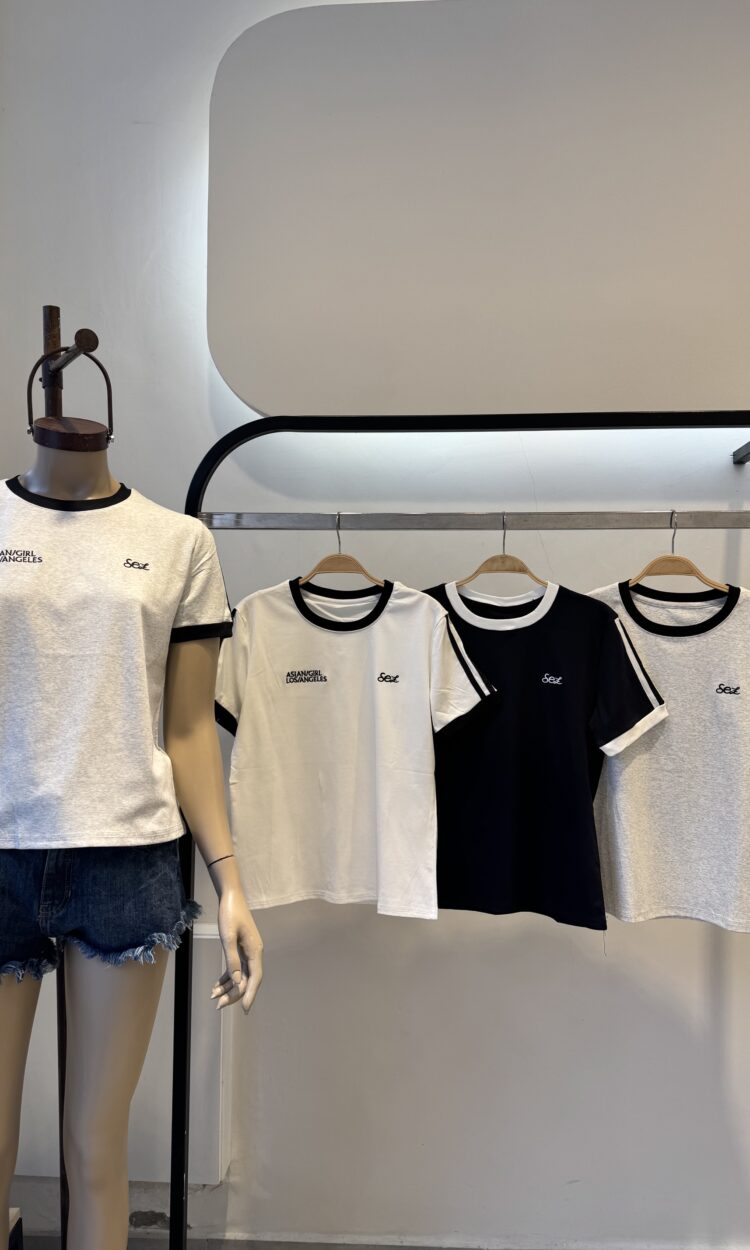 ANGELES - REM IMPORTADA BORDADA Y CON TIRAS BOXY FIT