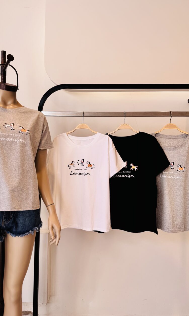 CALECITA - REM IMPORTADA ESTAMPADA BOXY FIT