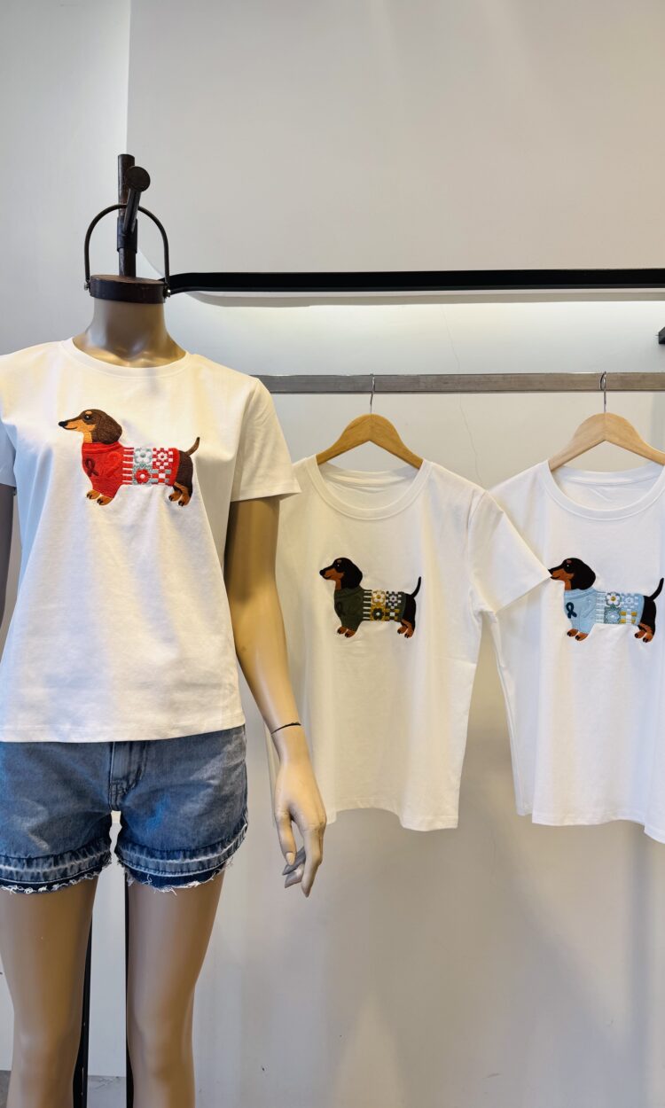 PANCHO - REM IMPORTADA CON BORDADO REGULAR FIT