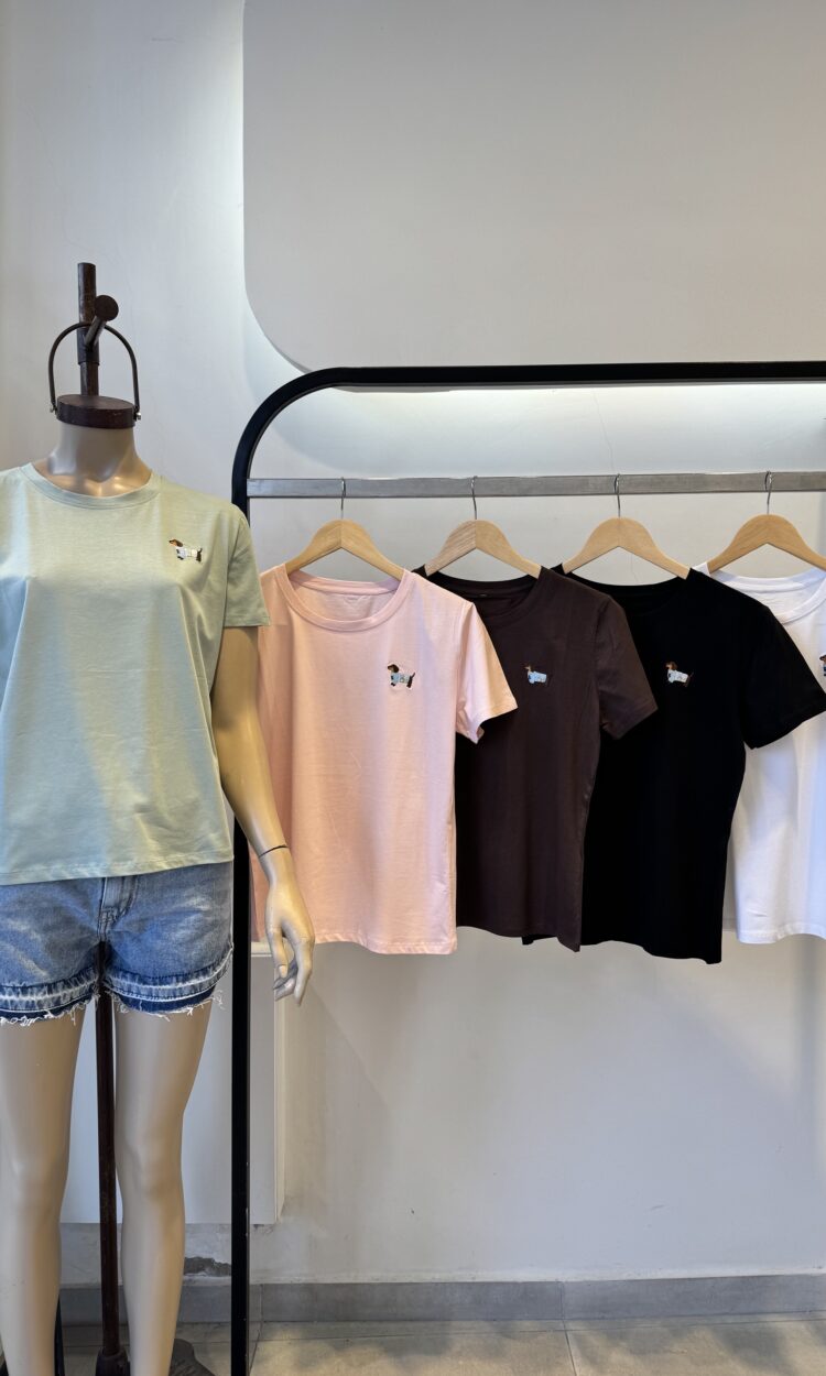 PANCHITO - REMERA IMPORTADA BORDADA BOXY FIT
