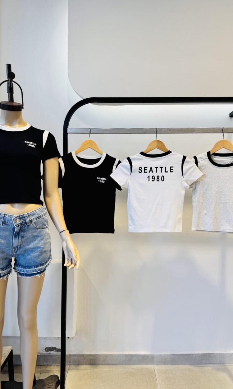 RAMIRA - BABY TEE IMPORTADA CON ESTAMPA ALGODON CON LYCRA